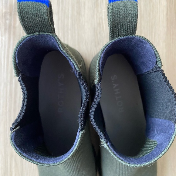 Rothy's Dark Green Ankle Boots - Picture 3 of 6